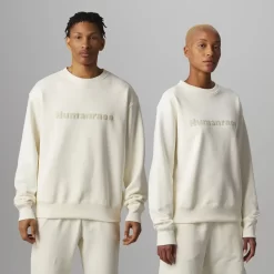 Pharrell Williams X Adidas Basics Crew Sweatshirt - Off White