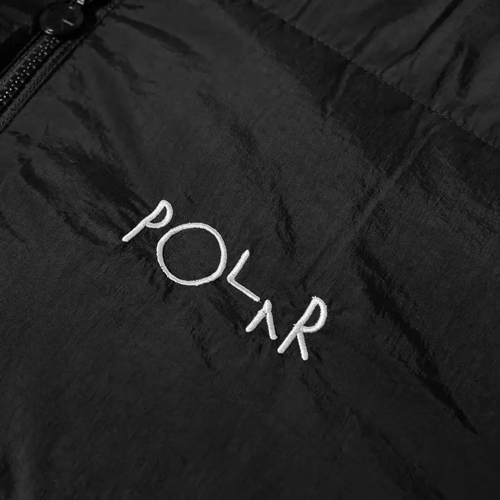 Polar Skate Co. Pocket Puffer Jacket - Black - Image 2