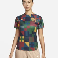 Portugal Nike Dri-FIT Pre-Match Football Top - Obsidian Gold Dart