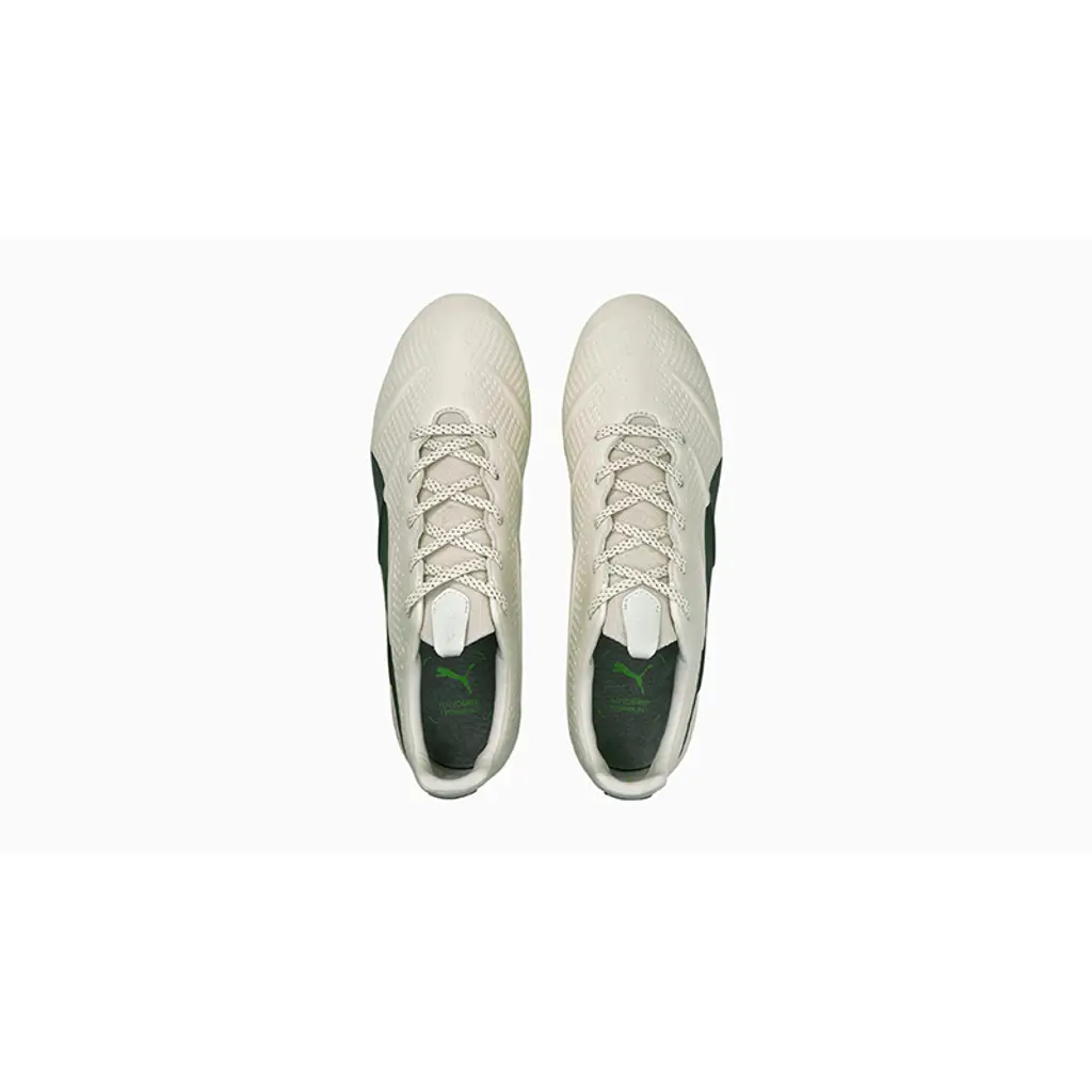 PUMA King Platinum 21 VGN FG/AG Football Boots Ivory Green - Image 3