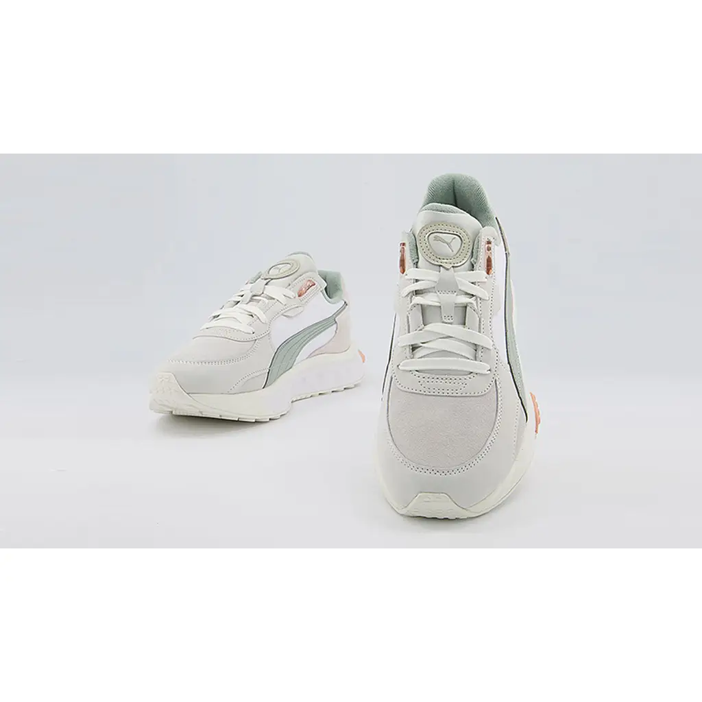 PUMA Wild Rider White Vaporous Grey - Image 3
