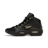 Reebok Question Mid Lux Black Metallic Gold