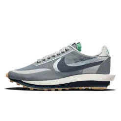 CLOT X Sacai X Nike LDWaffle Grey Blue