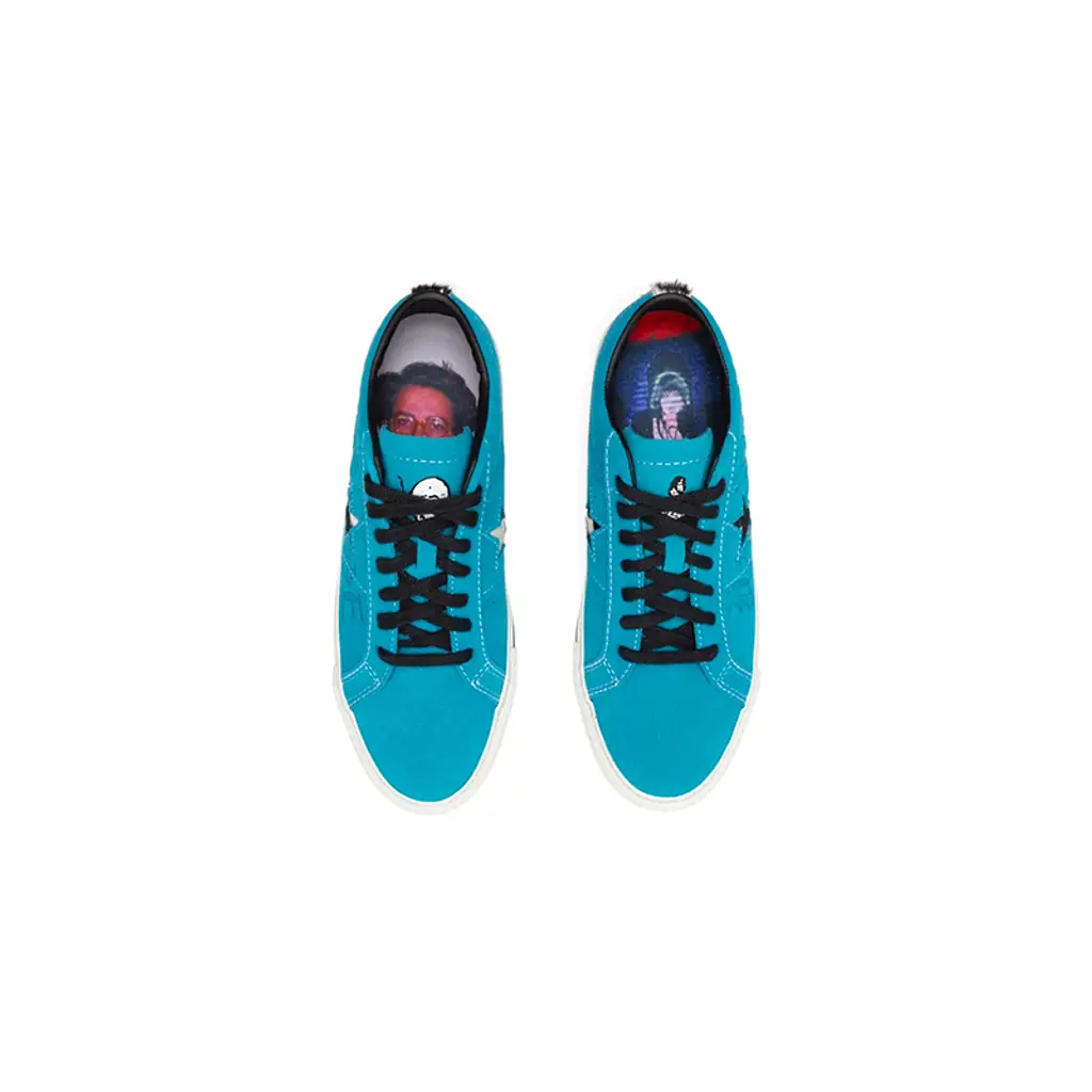 Sean Pablo X Converse One Star Pro Ox Rapid Teal - Image 3