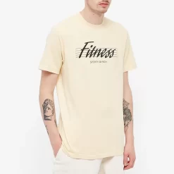 Sporty & Rich 80s Fitness T-Shirt - Cream Puff