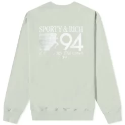 Sporty & Rich 94 California Crew Sweatshirt - Sage