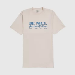 Sporty & Rich Be Nice T-Shirt - Cream