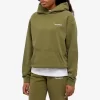 Sporty & Rich Classic Logo Hoodie - Olive