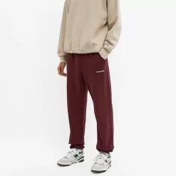 Sporty & Rich Classic Logo Sweatpant - Merlot
