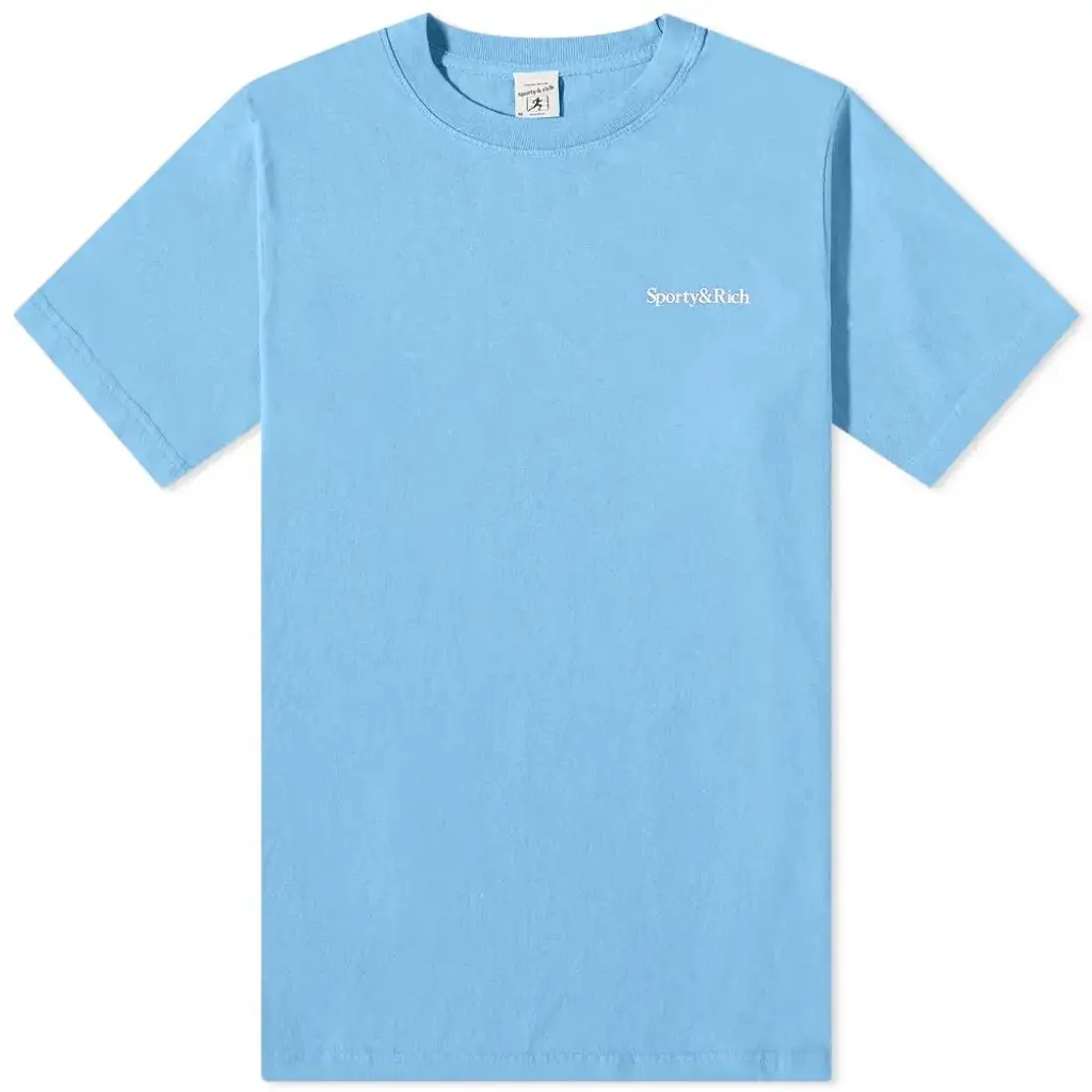 Sporty & Rich Drink More Water T-Shirt - Periwinkle