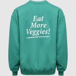 Sporty & Rich Eat Veggies Sweatshirt - Green