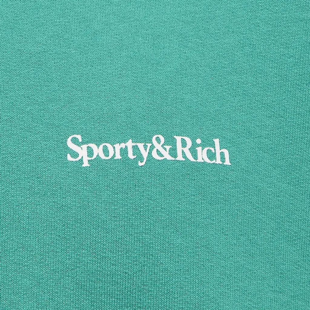Sporty & Rich Eat Veggies Sweatshirt - Green - Image 5