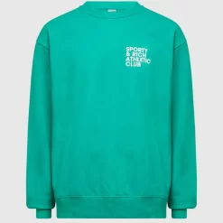 Sporty & Rich Exercise Often Sweatshirt - Turquoise