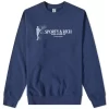 Sporty & Rich Racquet & Health Crew Sweatshirt - Navy