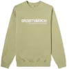 Sporty & Rich Science Logo Crew Sweatshirt - Sea
