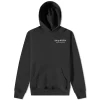 Sporty & Rich Script Logo Hoodie - Black