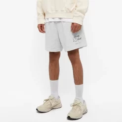 Sporty & Rich Stars Health Gym Short - Heather Grey