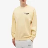 Sporty & Rich Wellness Club La Crew Sweatshirt - Banana Cream