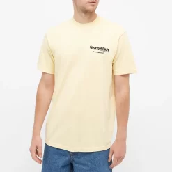 Sporty & Rich Wellness Club La T-Shirt - Banana Cream