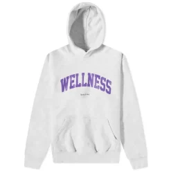 Sporty & Rich Wellness Ivy Hoodie - Grey Purple