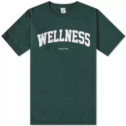 Sporty & Rich Wellness Ivy T-Shirt - Forest Green