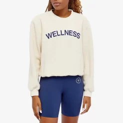 Sporty & Rich Wellness Sherpa Sweat - Cream