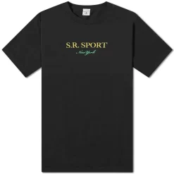 Sporty & Rich Wimbledon T-Shirt - Black