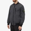 Stone Island Nylon-Tc Bomber Jacket - Charcoal