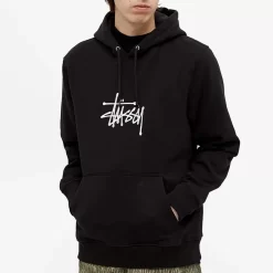 Stüssy Stussy Basic Applique Hoodie - Black