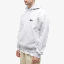 Stüssy Stussy Basic Stussy Hoodie - Ash Heather