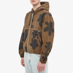 Stüssy Stussy Floral Dye Work Jacket - Brown