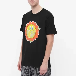 Stüssy Stussy Happy Flower T-Shirt - Black
