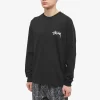 Stüssy Stussy Long Sleeve 8 Ball Fade T-Shirt - Black