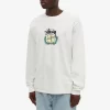 Stüssy Stussy Long Sleeve S Wreath Pigment Dyed T-Shirt - Natural