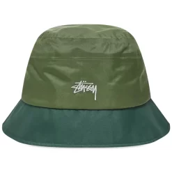 Stüssy Stussy Outdoor Panel Bucket Hat - Olive