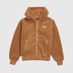 Stüssy Stussy Sherpa Zip Hoody - Brown
