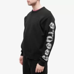 Stüssy Stussy Sleeve Logo Crew Sweat - Black