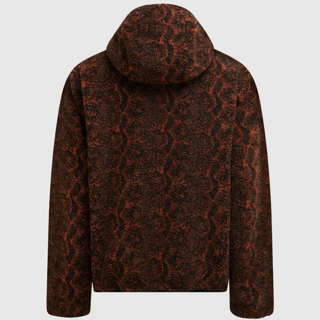 Stüssy Stussy Snake Jacquard Sherpa Jacket - Brown - Image 2
