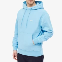 Stüssy Stussy Stock Logo Hoodie - Blue