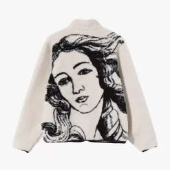 Stüssy Stussy Venus Jacquard Sherpa Jacket - Natural