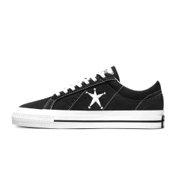 Stussy X Converse One Star Low Black White