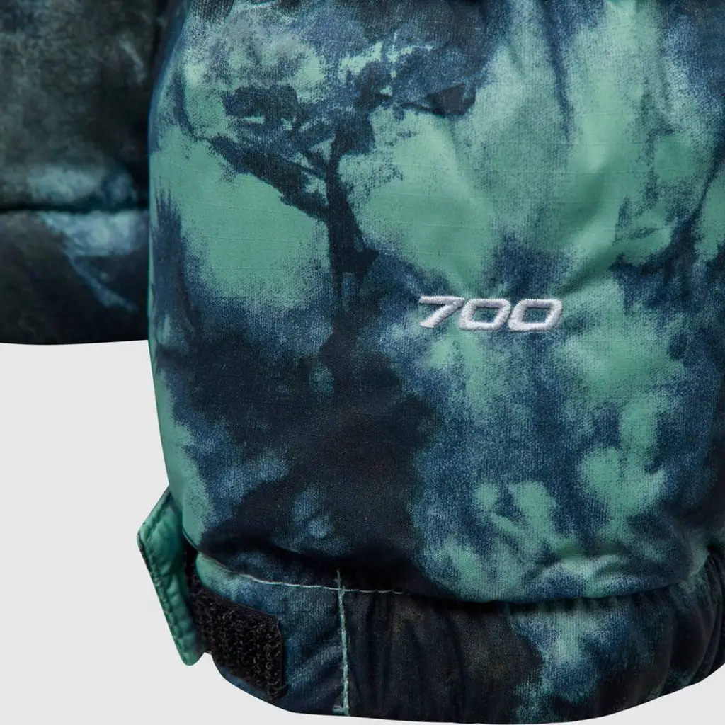 The North Face 1996 Printed Retro Nuptse Jacket Wasabi Ice - Wasabi Ice - Image 5