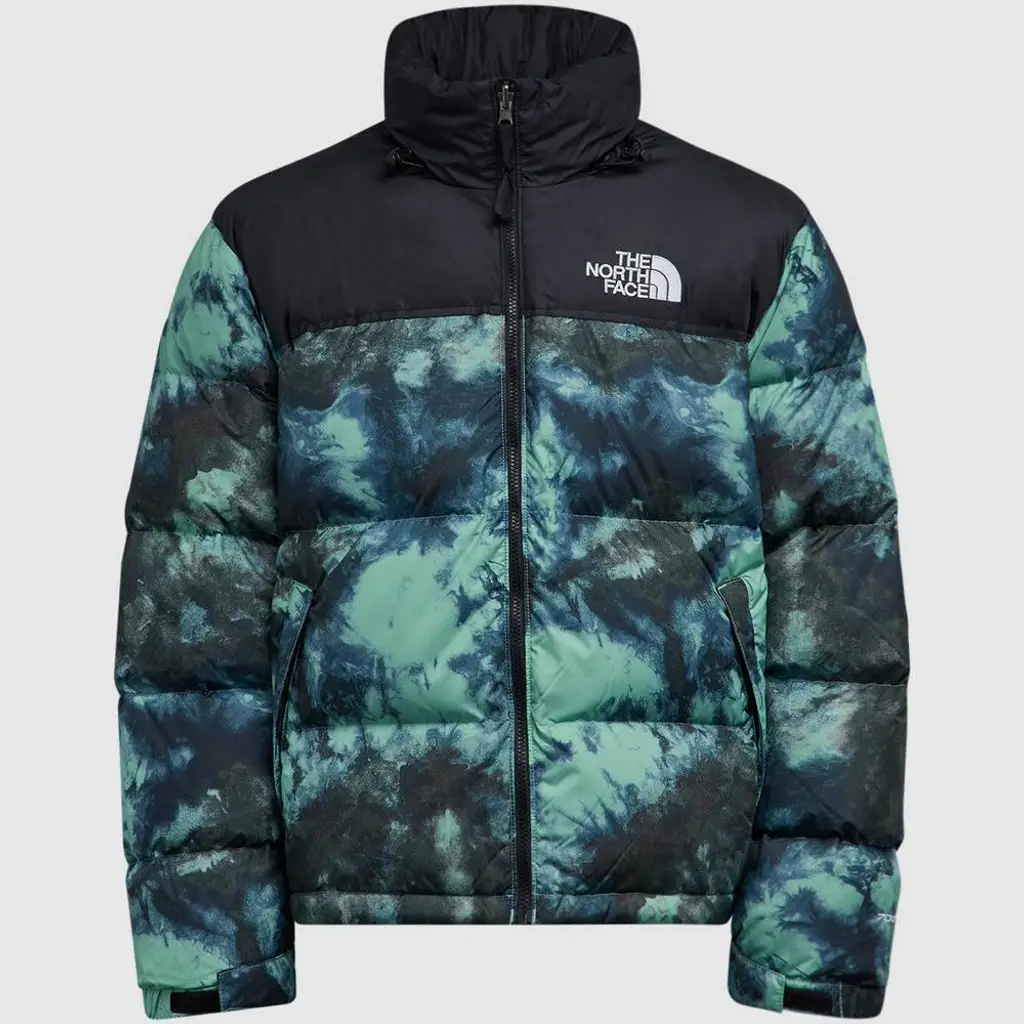 The North Face 1996 Printed Retro Nuptse Jacket Wasabi Ice - Wasabi Ice