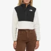 The North Face Denali Cropped Fleece Jacket - Gardenia White
