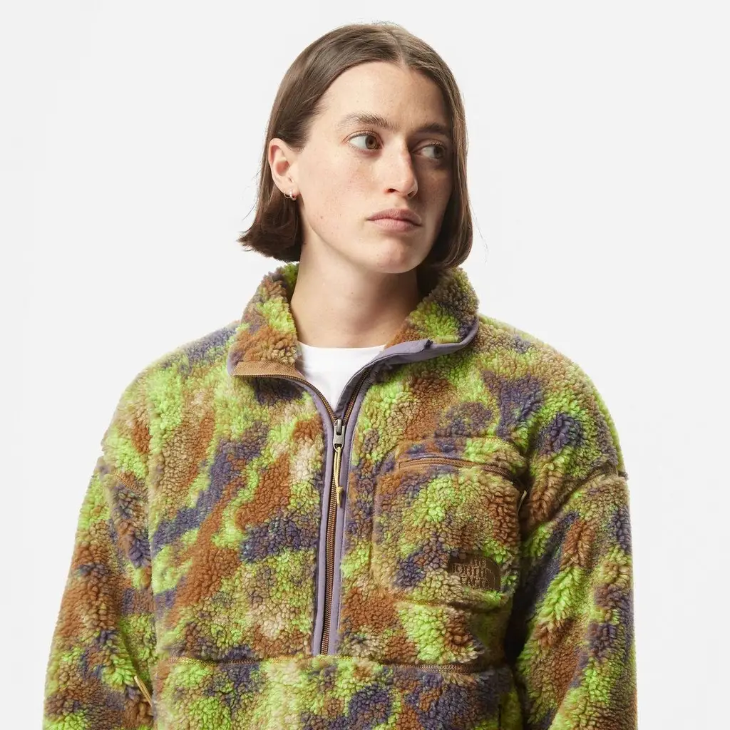 The North Face Extreme Pile Half Zip Fleece - Green - Image 4