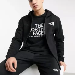 The North Face Himalayan Full Zip Hoodie - Black