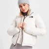 The North Face Logo Padded Jacket - White