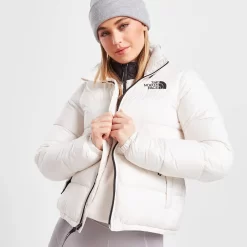 The North Face Logo Padded Jacket - White