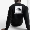 The North Face Raglan Red Box Sweatshirt - Black