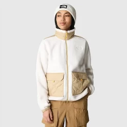 The North Face Royal Arch Full Zip Fleece Jacket - Gardenia White